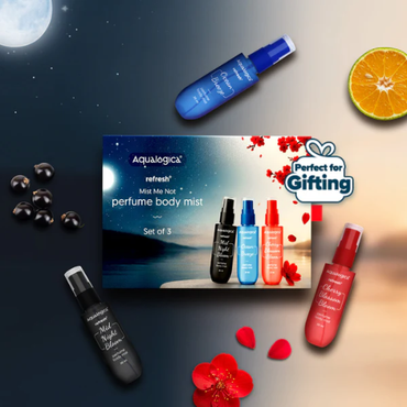 Aqualogica Refresh+ Mist Me Not Set of 3 Perfume Body Mist