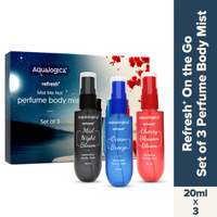 Aqualogica Refresh+ Mist Me Not Set of 3 Perfume Body Mist