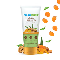 Mama Earth Ubtan Face Scrub with Turmeric and Walnut for Tan Removal - 100g