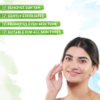 Mama Earth Ubtan Face Scrub with Turmeric and Walnut for Tan Removal - 100g