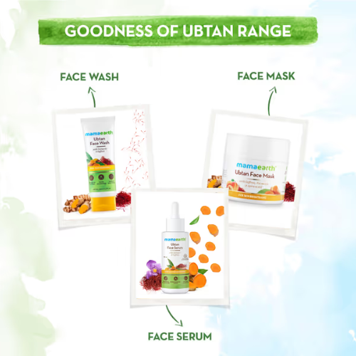 Mamaearth Ubtan Cold Cream | Turmeric & Saffron Moisturizer