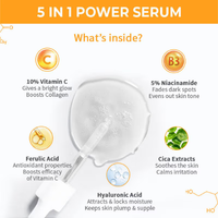 Nykaa SkinRX llluminate+ with 10% Vitamin C + 5% Niacinamide Serum for Bright, Radiant Skin Glow (30gm)