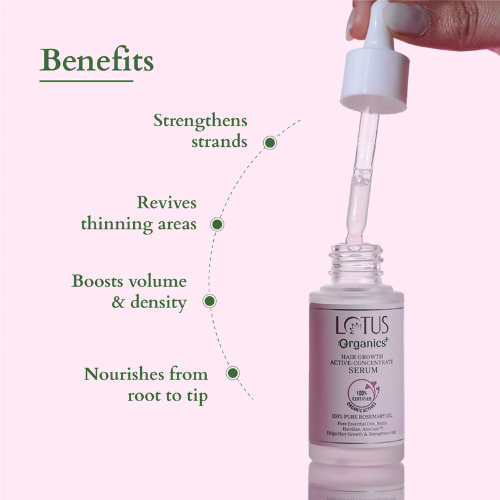 Lotus Organics+ Hair Growth Active-Concentrate Serum