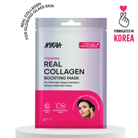 Nykaa Skin Real Collagen Mask – Hydrates, Brightens And Gives Dewy Skin Overnight - Formulated In Korea (34g)