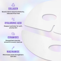 Nykaa Skin Real Collagen Mask – Hydrates, Brightens And Gives Dewy Skin Overnight - Formulated In Korea (34g)