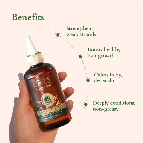 Lotus Organics+ Hair Fall Control Multi Herbs Oil