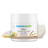 Mamaearth Rice Sleeping Mask 100ml | Glass Skin Glow