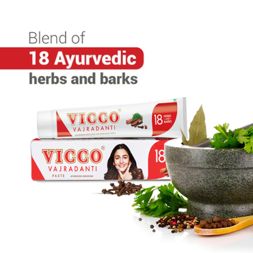 Vicco Vajradanti Paste in Saunf Flavour | Ayurvedic Herbal Toothpaste for Healthy Teeth & Strong Gums
