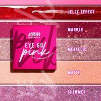Nykaa Cosmetics Eye Go Pink  9 in 1 Highly Blendable Eyeshadow Palette (9g)