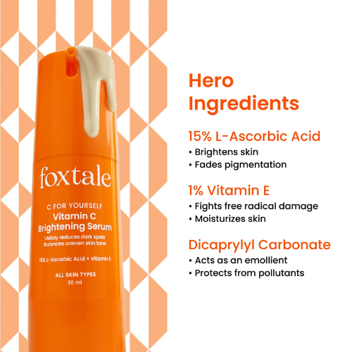 Foxtale Vitamin C Serum | Radiance-Boosting Brightening Care