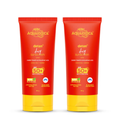 Aqualogica Detan+ Dewy Sunscreen SPF 50+ PA++++ with Cherry Tomato & HA - 80 g (Pack of 2)