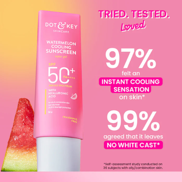 Dot & Key SPF 50+ Watermelon Sunscreen 50g-Pack of 2 100g