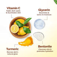 Mama Earth Vitamin C Daily Glow Face Pack with Vitamin C & Turmeric for Illuminating Skin - 100 g