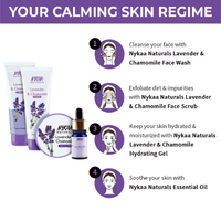 Nykaa Naturals Lavender & Chamomile Calming & Hydrating Gel - Heals Breakouts and Calms Skin (100gm)