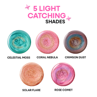 Nykaa Stardust Holographic Long Lasting Chrome Nail Polish