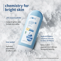 Plum 3% Niacinamide & Rice Water SPF 50 Sheer-Tinted Sunscreen 50g