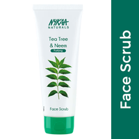Nykaa Naturals Tea Tree & Neem Detox Face Scrub For Purifying, Acne Control & Clear Skin Glow (100gm)