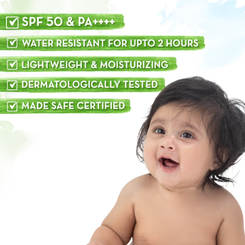 Mama Earth Baby Rich Moisturizing Ultra Light Sunscreen - 50g