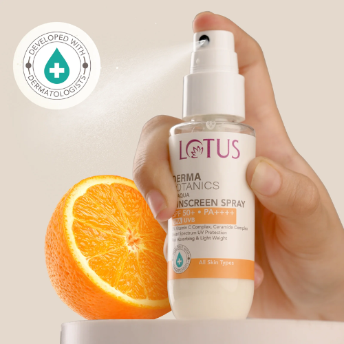 Lotus DermaBotanics UV Aqua Sunscreen Spray SPF 50+
