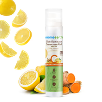 Mama Earth Skin Illuminate Sunscreen Gel SPF 50 with Vitamin C & Turmeric for UVA & B Protection - 50 g