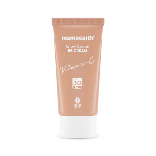 Mama Earth Glow Serum BB Cream with Vitamin C & Turmeric - 25 g