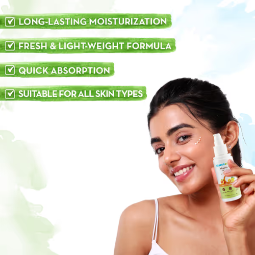 Mama Earth Vitamin C Face Milk with Vitamin C & Peach for Skin Illumination – 100ml