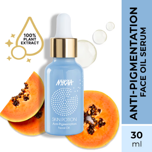 Nykaa Naturals Anti-Pigmentation Facial Oil Serum with Papaya for Exfoilation and Even skin tone (30ml)