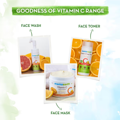 Mama Earth Vitamin C Face Milk with Vitamin C & Peach for Skin Illumination – 100ml