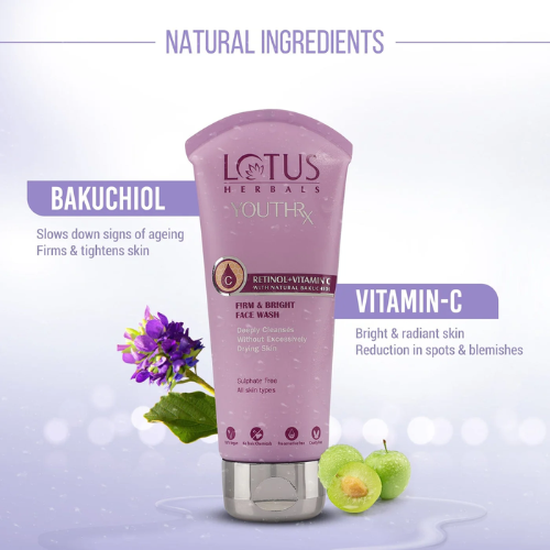 Lotus YouthRx Firm & Bright Facewash | Anti-Aging Cleanser