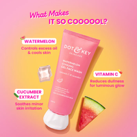 Dot & Key Watermelon Gel Face Wash(100g), Pack of 2