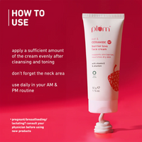 Plum Oat & 1% Ceramide Face Cream for Dry Skin 50g