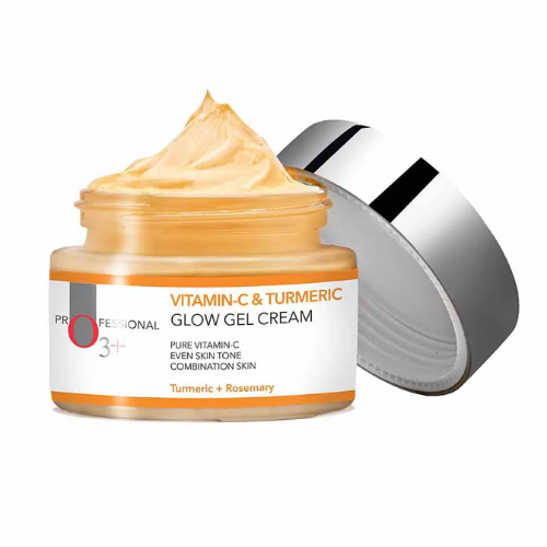 O3+ Vitamin- C & Turmeric Glow Gel Cream for Dark Spots & Acne Scars (50g)