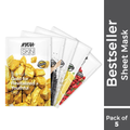 Nykaa Naturals Skin Secrets Bestseller Sheet Mask - Monthly Pack (5 pcs)
