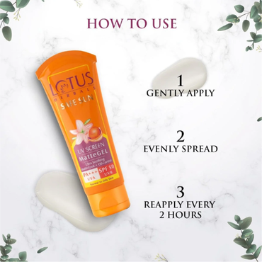 Lotus Safe Sun UV Screen MatteGEL Sunscreen SPF 50
