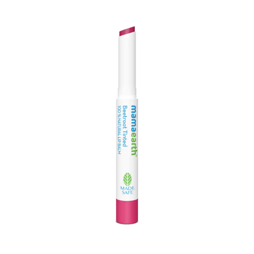 Mama Earth Beetroot Tinted 100% Natural Lip Balm with Beetroot and Beeswax for Soft & Supple Lips - 2 g