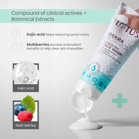 Lotus Kojic Acid + Berry Facewash | Blemish-Free Brightening