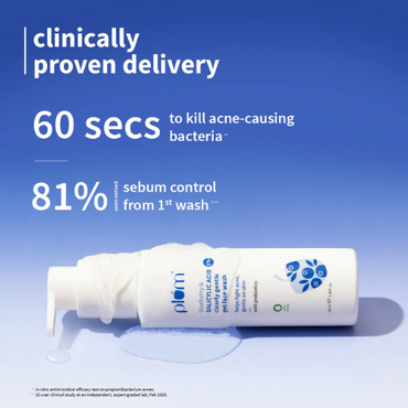 Plum 1% Salicylic Acid Clearly Gentle Gel Face Wash 100ml
