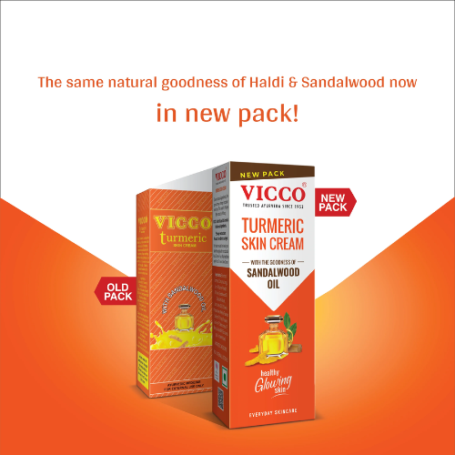 Vicco Turmeric Skin Cream | Ayurvedic Skincare Cream for Healthy & Glowing Skin