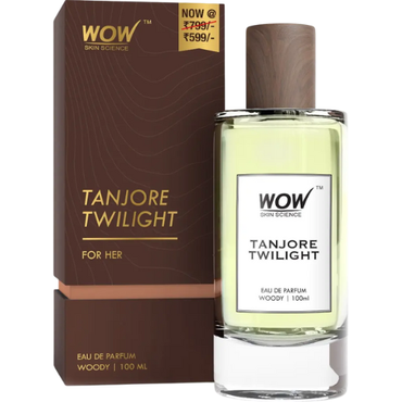 WOW Tanjore Twilight – Woody Eau De Parfum | Long Lasting Perfume For Her | 100 ml