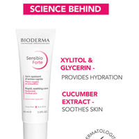Bioderma Sensibio Forte | Rapid Soothing Cream for Damaged Skin