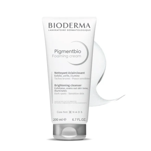 Bioderma Pigmentbio Foaming Cream | Brightening Exfoliating Cleanser for Dark Spots