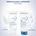 Bioderma Moisturizer & Cleanser Combo | Atoderm Crème Ultra 200 ml + Atoderm Intensive Gel Moussant 200 ml