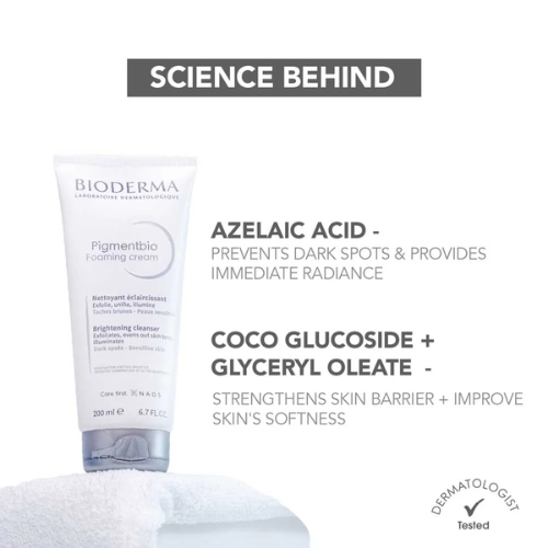 Bioderma Cleanser & Sunscreen Combo | Pigmentbio Foaming Cream 200 ml + Photoderm Crème SPF 50+ 40 ml