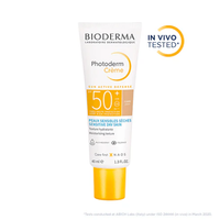 Bioderma Photoderm Crème Claire SPF 50+ PA++++ | Tinted Sunscreen with 8H Hydration