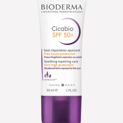 Bioderma Cicabio SPF 50+ | Repairing Cream for Damaged Skin