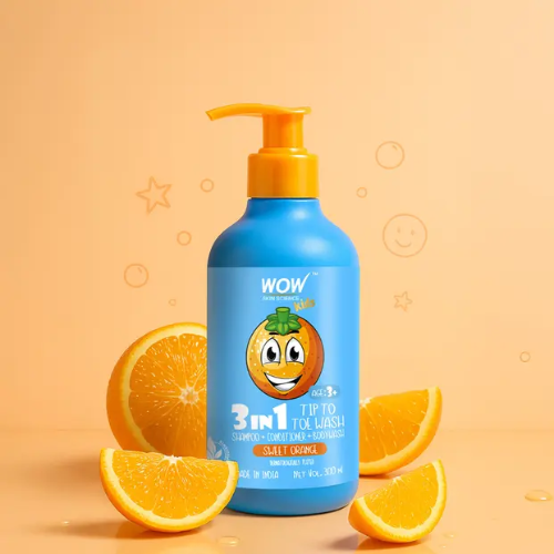 3-in-1 Tip to Toe Wash – Kids Shampoo + Conditioner + Body Wash | 300 ml