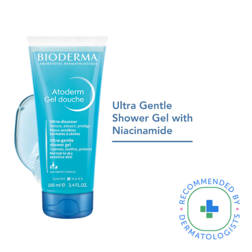 Bioderma Shower Gel & Moisturizer Combo | Atoderm Crème Ultra 200 ml + Atoderm Gel Douche 100 ml