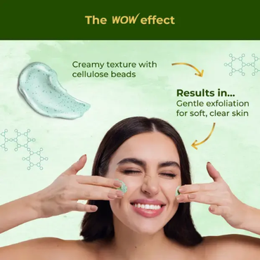 WOW Neem & Hyaluronic Acid Pimple Care Face Scrub | 100 ml