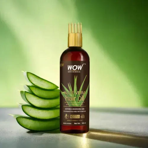 WOW Aloe Vera Hair Oil | Scalp Soothing & Nourishing Blend | 100 ml