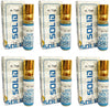 Al-Hiza Solid Attar - 6ml Roll On | Concentrated Perfume Oil (Pack of 6(
